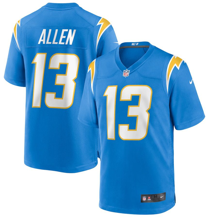 Men Los Angeles Chargers 13 Keenan Allen Nike Powder Blue Game NFL Jersey